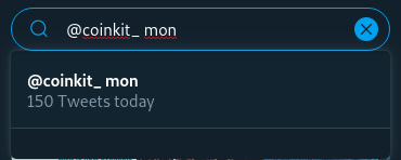 CoinKit - Twitter search