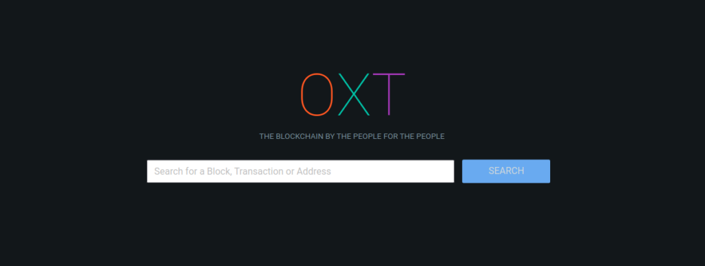 OXT - The people's blockexplorer